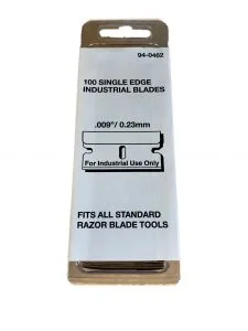 SINGLE EDGED RAZOR BLADES PK100