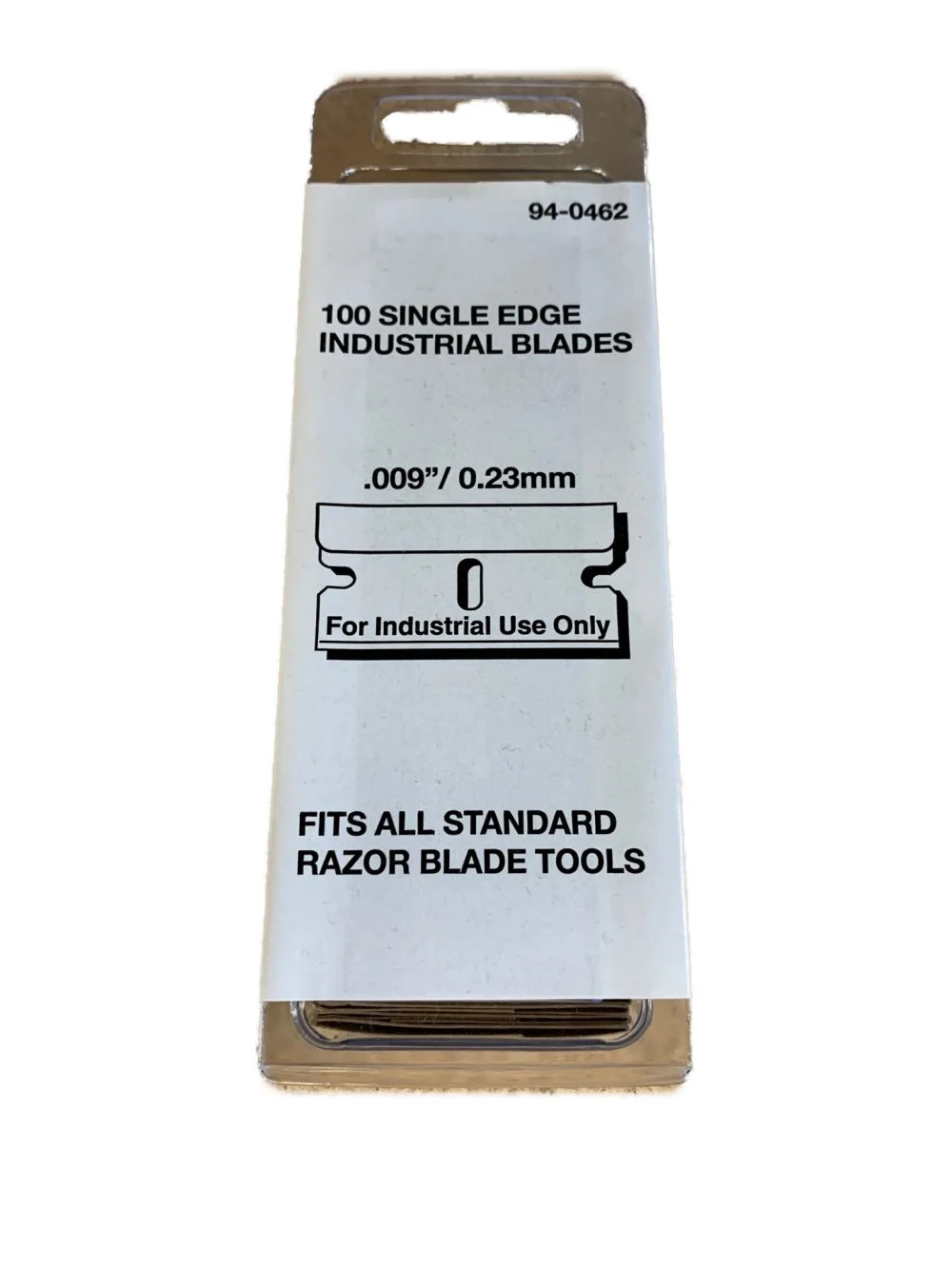 100 BLADES SINGLE EDGED RAZOR BLADES PK100 - Image 1